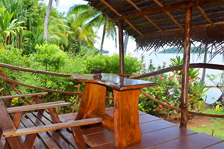 Bungalow Vue Lagon à Huahine